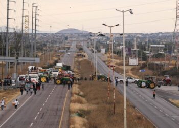 Protestas de Agricultores por la Ley de Aguas
