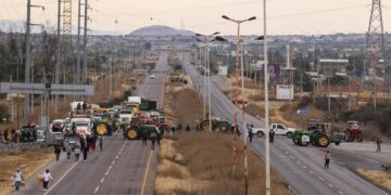 Protestas de Agricultores por la Ley de Aguas