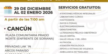 Salud para Tod@s respalda a comunidades de Felipe Carrillo Puerto, Othón P. Blanco y Lázaro Cárdenas con caravanas médicas que acercan atención y fortalecen el bienestar social