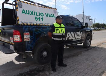 Unidad de Auxilio Vial fortalece la seguridad vial en Playa del Carmen durante el Operativo Vacacional Guadalupe-Reyes