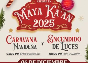 🎄 Todo listo para la Caravana Navideña y Encendido de Luces en Felipe Carrillo Puerto