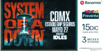 “¡System of a Down Regresa a México! Fecha, Boletos y Todo lo que Debes Saber del Concierto del Año”
