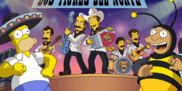Los Tigres del Norte estrenan canción en la famosa serie animada Los Simpson