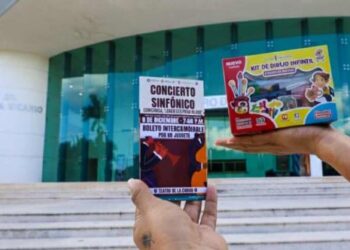 Gobierno de Playa del Carmen anuncia concierto sinfónico con causa: “Juguetes para Playa”