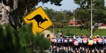 Canguro Tour Down Under protagoniza una victoria real y no generada por IA