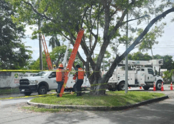 Caos en el centro: Un fuerte apagón en Chetumal paraliza actividades por ocho horas