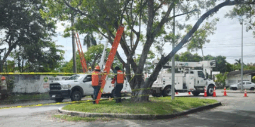 Caos en el centro: Un fuerte apagón en Chetumal paraliza actividades por ocho horas