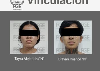 Dictan prisión preventiva contra pareja por presunto feminicidio en Benito Juárez