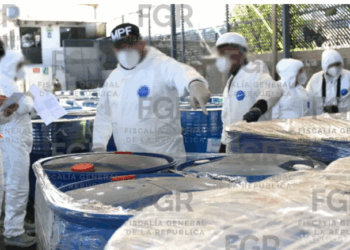 Autoridades federales logran la destrucción de precursores químicos asegurados en Sinaloa