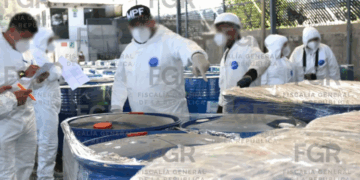 Autoridades federales logran la destrucción de precursores químicos asegurados en Sinaloa