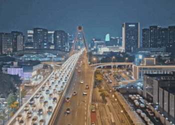 La impresionante Avenida Tianfu en China El eje urbano más largo del planeta