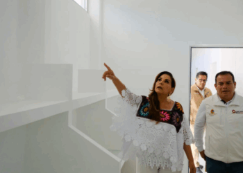 Mara Lezama supervisa la rehabilitación de la Jurisdicción Sanitaria en la zona maya