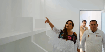 Mara Lezama supervisa la rehabilitación de la Jurisdicción Sanitaria en la zona maya