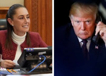 Me dio mucha risa, el presidente Donald Trump no me colgó el teléfono”, aseguró Claudia Sheinbaum