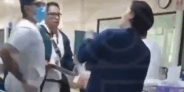 Pelea entre personal del IMSS en Tlalnepantla una doctora y su enfermero