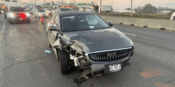 Reportan fuerte accidente vial sobre la carretera a Laredo en Apodaca