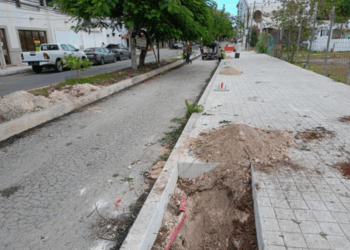 Se agiliza la rehabilitación en la avenida 10 de Playa del Carmen con la apertura del paso vehicular