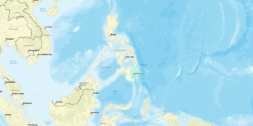 Se registra fuerte sismo en Filipinas de magnitud 6.4 este miércoles