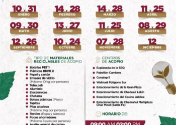 Todo listo para el primer Reciclatón Cancún de este 2026