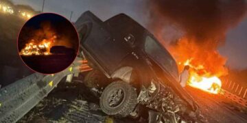 Tragedia carretera en Tamaulipas: Choque e incendio deja cuatro fallecidos