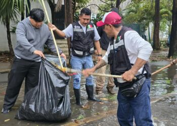 Operativo «Tormenta» refuerza acciones preventivas y recuperación en Playa del Carmen