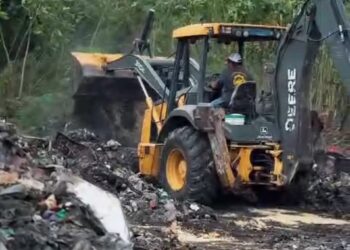 «Llevan a cabo saneamiento de basurero a cielo abierto en Solferino»
