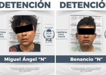 Detienen a dos presuntos integrantes de grupo criminal con drogas y armas en Puerto Morelos; un policía resulta lesionado