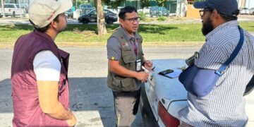 Inspecciona Ayuntamiento de Benito Juárez obra en la Supermanzana 15 de Cancún