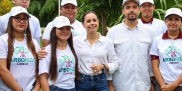 Arboriza Cancún: Ana Paty Peralta invita a secundarias y preparatorias a sumarse