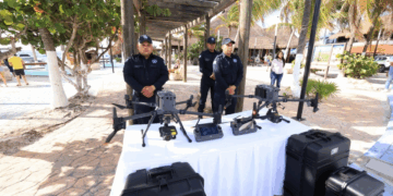 "Blanca Merari impulsa la seguridad pública en Puerto Morelos con drones y policías certificados"