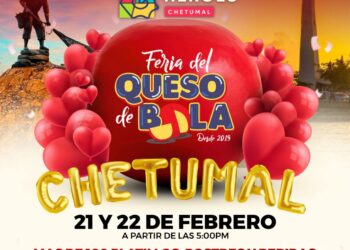 Chetumal se prepara para la Feria del Queso de Bola en el Paseo Héroes