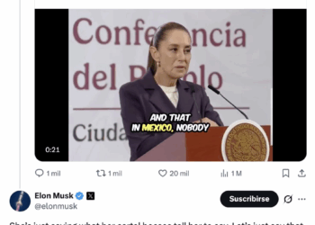 "Claudia Sheinbaum analiza posible asunto legal tras declaraciones de Elon Musk"