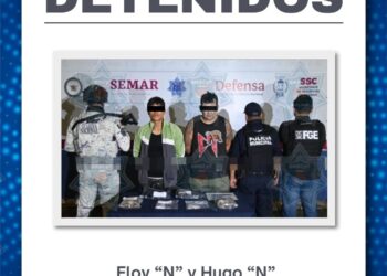 Detención por narcóticos en Cancún deja dos asegurados en la Supermanzana 216