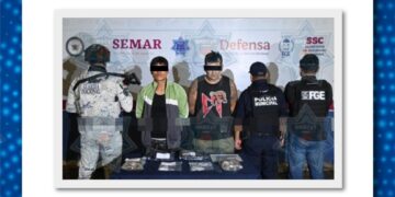 Detención por narcóticos en Cancún deja dos asegurados en la Supermanzana 216