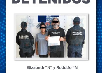 Detienen a pareja tras operativo en la SM 98 de Cancún