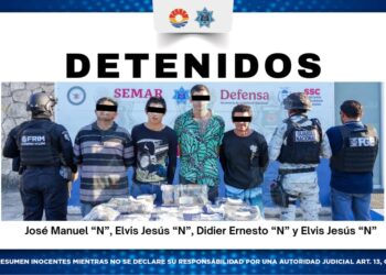 Detienen a presunta célula dedicada al narcomenudeo en la Supermanzana 91 de Cancún