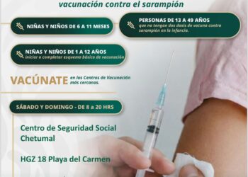 El IMSS refuerza la vacunación en Quintana Roo con macromódulos este fin de semana