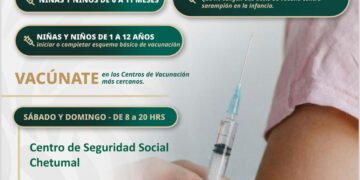 El IMSS refuerza la vacunación en Quintana Roo con macromódulos este fin de semana