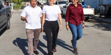 Estefanía Mercado encabeza Mega Brigada de Servicios Públicos en Puerto Aventuras