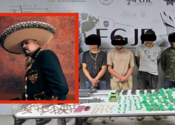 «Célula criminal capturada cerca del rancho de Pepe Aguilar»