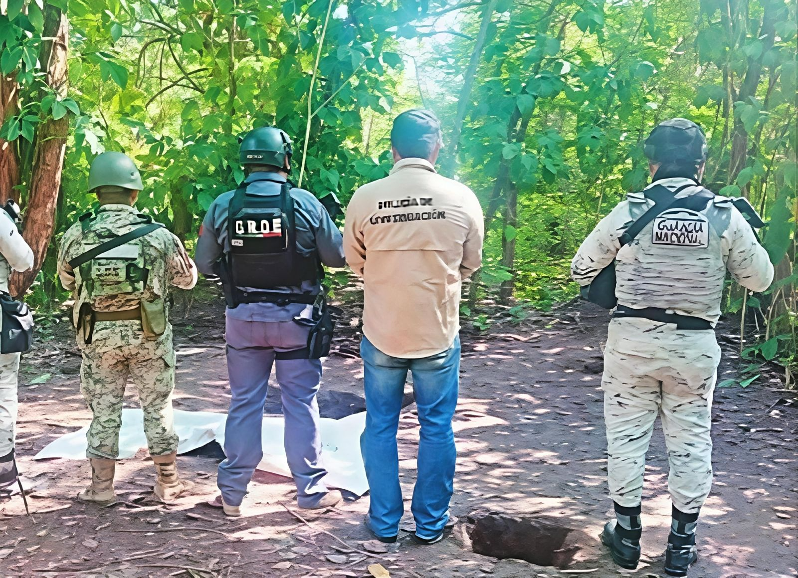 "Hallan restos humanos en una fosa clandestina en el municipio de Paraíso, Tabasco"