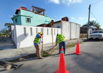 Intensifican trabajos preventivos para evitar inundaciones en Othón P. Blanco