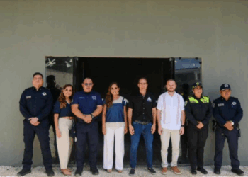 Mara Lezama supervisa los avances del nuevo C4 en Tulum para reforzar la seguridad