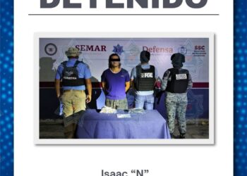Operativo Blindaje Cancún: Detienen a un joven con diversas dosis de droga