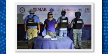 Operativo Blindaje Cancún: Detienen a un joven con diversas dosis de droga