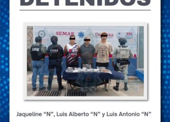 Operativo Blindaje Cancún logra la captura de tres presuntos distribuidores de droga