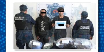 "Policía Cancún logra la detención de dos sujetos por robo de cableado"