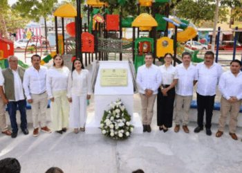Realizan homenaje póstumo con nombre de Ignacio Josaffat Sánchez Cordero a parque en Puerto Morelos