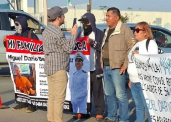 Cadete desaparecido provoca bloqueo de la avenida de la Industria en Altamira