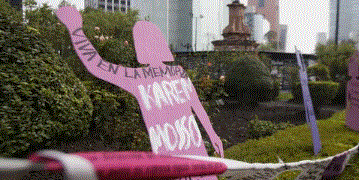 Movimiento feminista en acción: la Glorieta de las Mujeres que Luchan